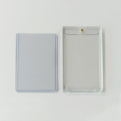 Clear Rigid toploaders Protection UV Magnetic Card Holder 35pt