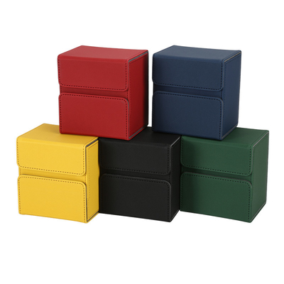 quality PCG 100+ Deck Card Box Durable Multiple Colors Card Storage Box Tcg factory