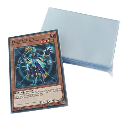 quality 60x87mm Yugioh εσωτερικά μανίκια καρτών μανικιών μαλακά ανθεκτικά αδιάβροχα διαφανή factory