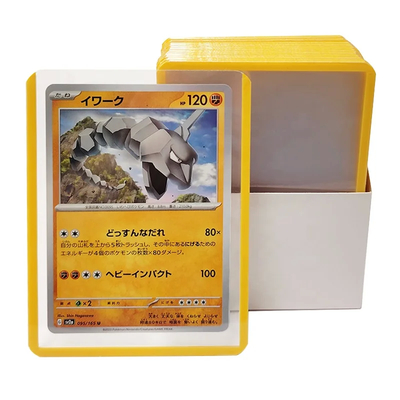 Προσαρμοσμένο λογότυπο Προστατευτές PVC Toploaders 35pt Top Loading Card Holder για εμπορικές κάρτες