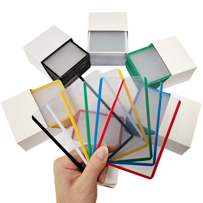 Διαφανής 35C PVC Trading Card Baseball Card Toploaders για αθλητικές κάρτες (25 αριθμός)