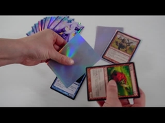 Τυπωμένα λάμποντας ολογραφικά καρτών μανίκια προστάτη γεφυρών μανικιών όξινα ελεύθερα