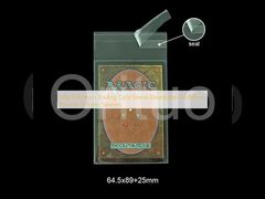 Μανίκια Καρτών Συναλλαγών Mtg Pokemon Επανασφραγιζόμενα 64x89mm Εσωτερικά Μανίκια Ακριβείας